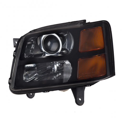 Фара Suzuki Chevrolet MW '01-'10/ Wagon R Solio '02-'04 левая ксенон черная, желтый габарит (31-39) контрактная