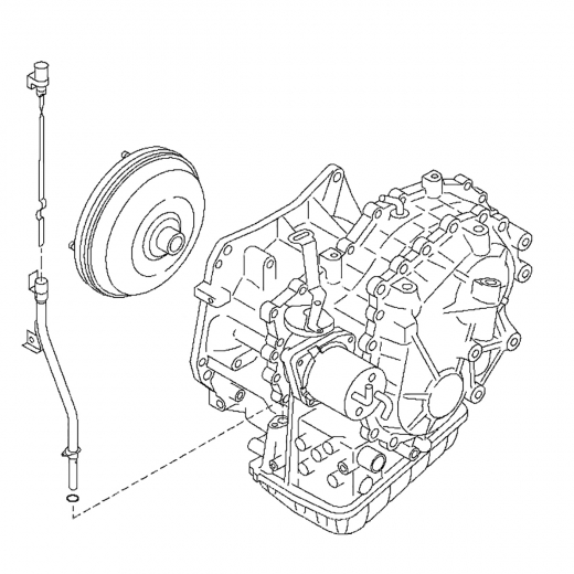 Вариатор (CVT) RE0F10A для Nissan Serena '05-'10 с ДВС (MR20DE) контрактная (2WD)