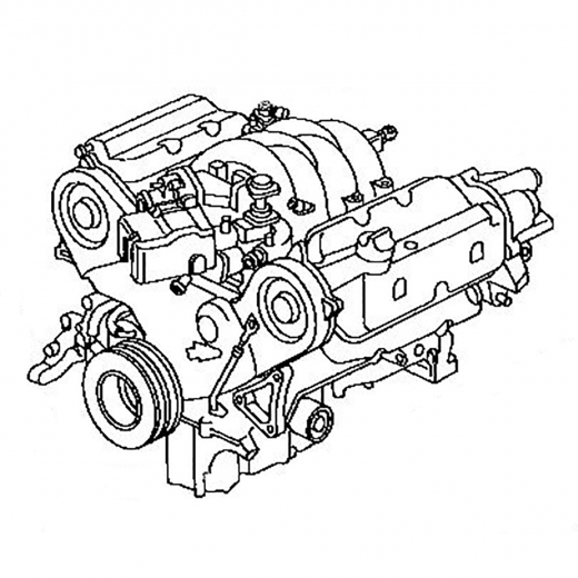 Двигатель контрактный Honda 3,5L C35A