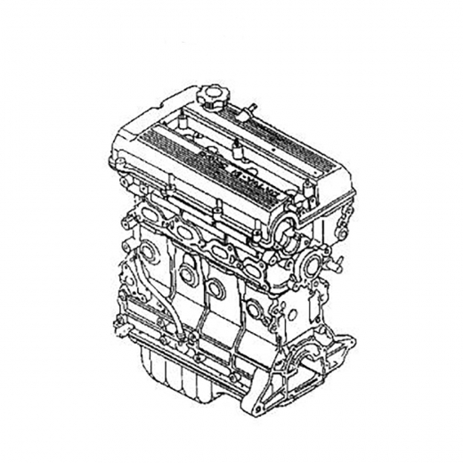 Двигатель контрактный Mazda 1,8L F8-DE