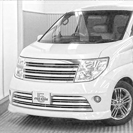 Бампер передний Nissan Elgrand Rider '02-'10  контрактный