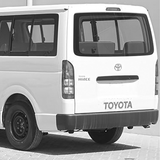 Бампер задний Toyota Hiace Grand Cabin, Wagon '04-'07/ Hiace  VAN '04-'17 контрактный