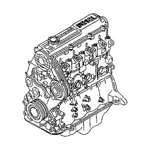 Двигатель контрактный Mazda 2,0L RF '89-'95
