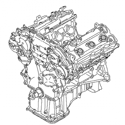 Двигатель контрактный Infiniti/ Nissan 2,5L VQ25HR