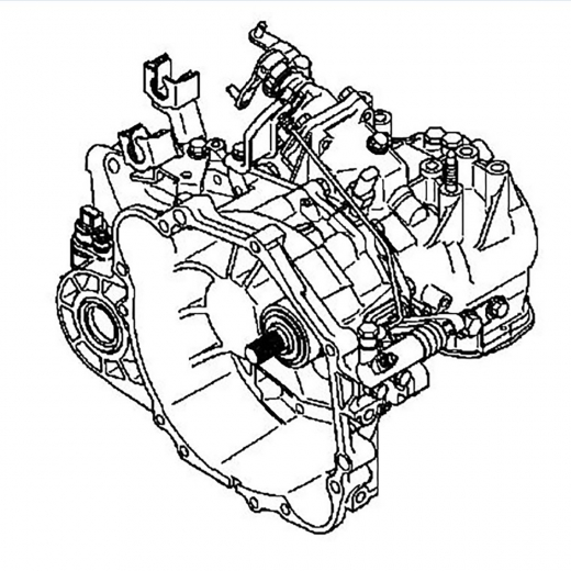 МКПП F5M422R7A для Mitsubishi FTO '94-'00 с ДВС (6A12 DOHC) контрактная ( 5 ступ. 2WD)