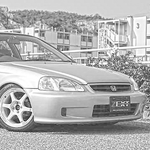 Бампер передний Honda Civic HB/ Civic Ferio '98-'00 (Китай)