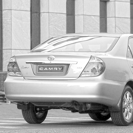 Бампер задний Toyota Camry '01-'06 (Китай)