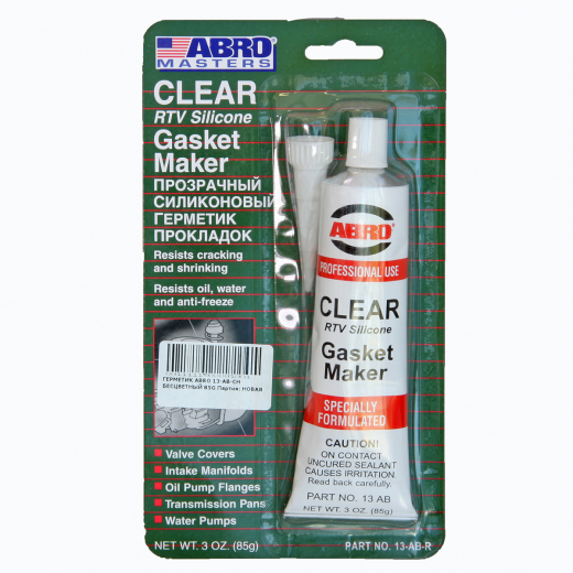 Герметик бесцветный 85 гр. Abro 13-AB-CH-RE-S