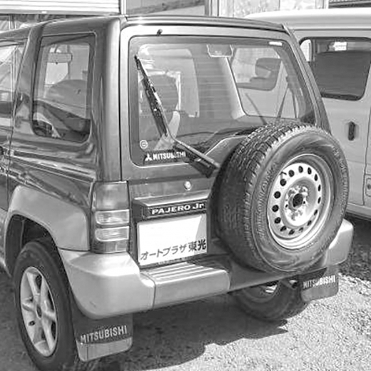 Дверь багажника Mitsubishi Pajero Jr/ Pajero Mini '94-'98 контрактная