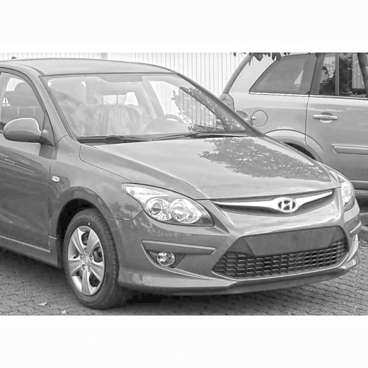 Крыло переднее Hyundai I30 '07-'12 правое под повторитель API (Тайвань)