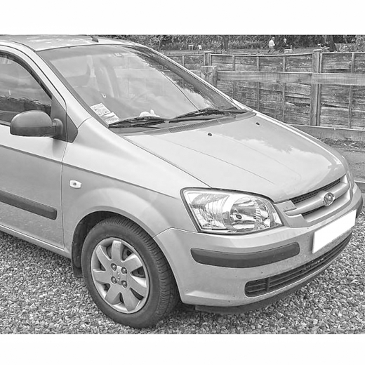 Крыло переднее Hyundai Getz '02-'05 правое под повторитель API (Тайвань)