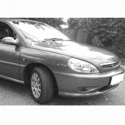 Крыло переднее Kia Rio '00-'02 правое под повторитель, молдинг API (Тайвань)