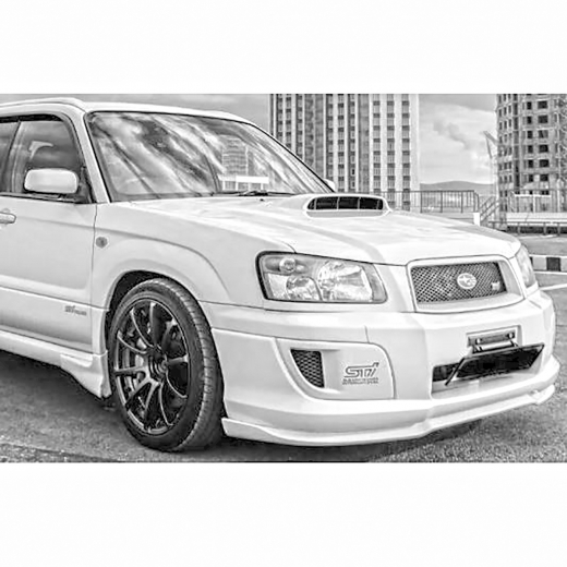 Крыло переднее Subaru Forester '01-'05 правое под повторитель API (Тайвань) 