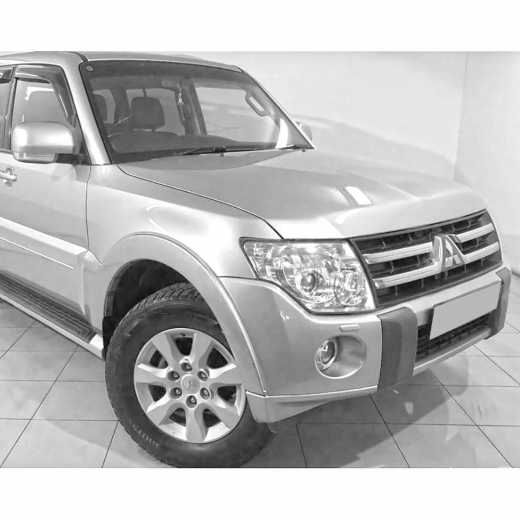 Крыло переднее Mitsubishi Pajero '06-'18 правое под уширитель, накладки API (Тайвань)
