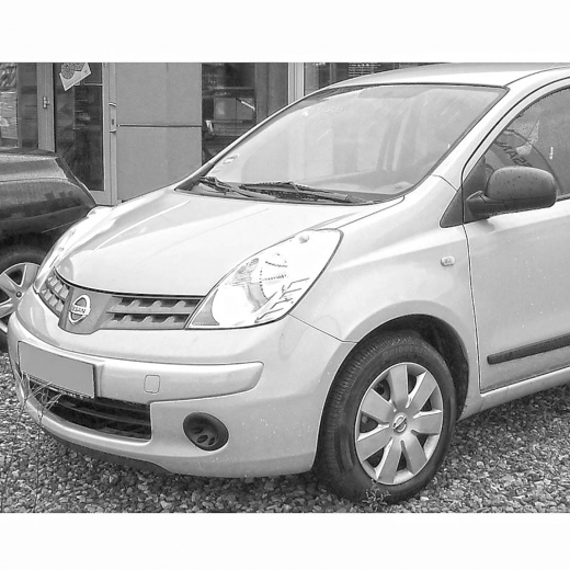 Крыло переднее Nissan Note '05-'12 левое под повторитель API (Тайвань)