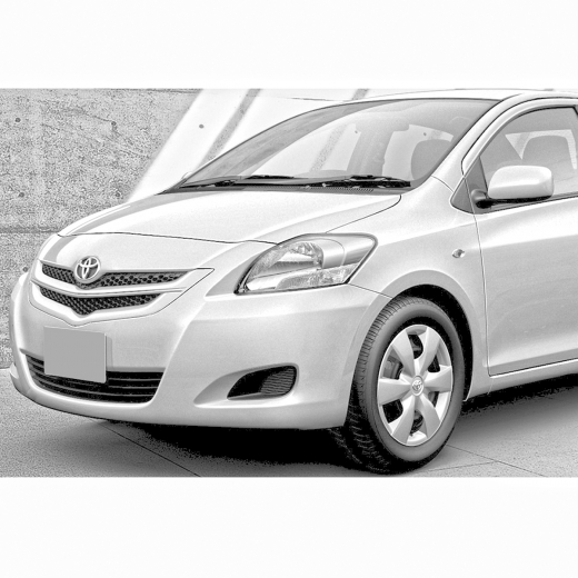 Крыло переднее Toyota Belta/ Yaris Sedan '05-'08 левое под повторитель (Япония)