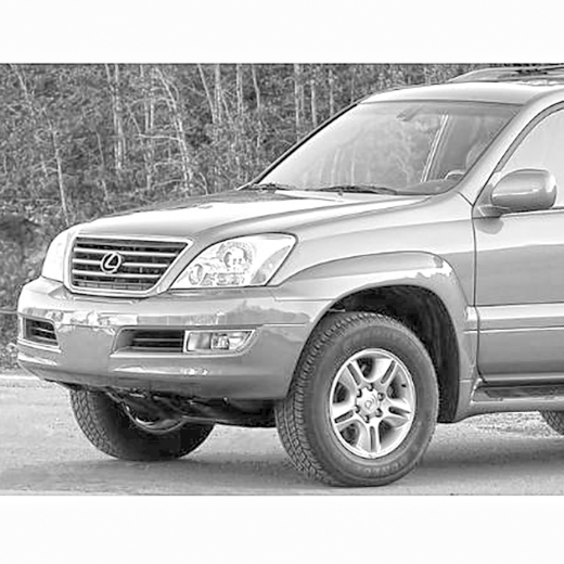 Крыло переднее Lexus GX '01-'09 левое под уширитель Toyota