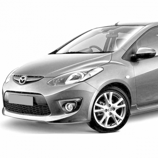 Крыло переднее Mazda Demio '07-'14 левое (Китай)