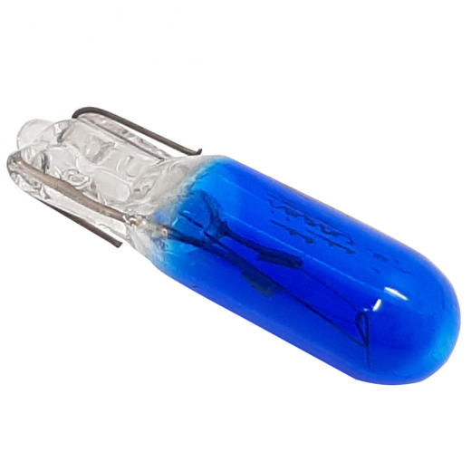 Лампа галоген синий W1,2W 20512B (T5) 12 Valve BLUE Longtek