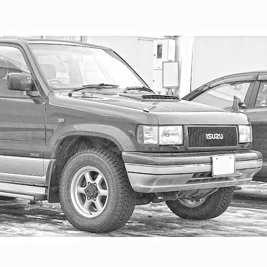 Крыло переднее Isuzu Bighorn '91-'98 правое контрактное