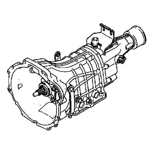 МКПП R5M212QA для Mitsubishi Delica '90-'96 с ДВС (4D56-T) контрактная ( 5 ступ. 2WD)