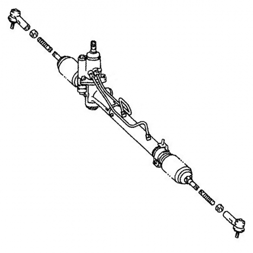 Рейка рулевая Toyota Windom '91-'96 (VCV10) электроклапан контрактная правый руль 2WD