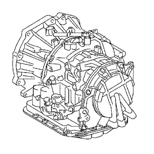 АКПП U441E для Toyota Probox '02-'14 ДВС (2NZ-FE) 04A, с приводом спидометра контрактная (4 ступ. 2WD)