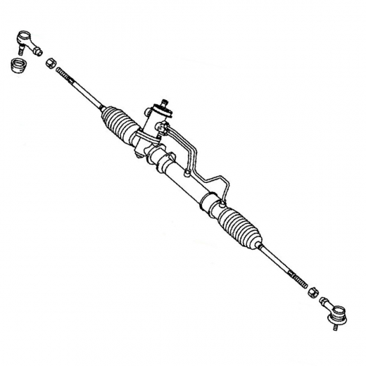 Рейка рулевая Mitsubishi Carisma '96-'99 (DA2A) контрактная правый руль 2WD