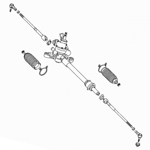 Рейка рулевая Suzuki SX4 '06-'14 (YA11S, YB11S, YA41S, YB41S, YC11S) контрактная правый руль