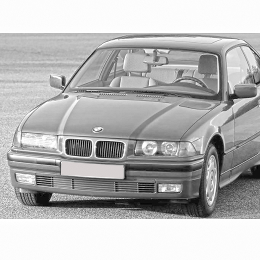 Молдинг бампера BMW 3 Series (E36) '90-'93 передний левый API (Тайвань) 