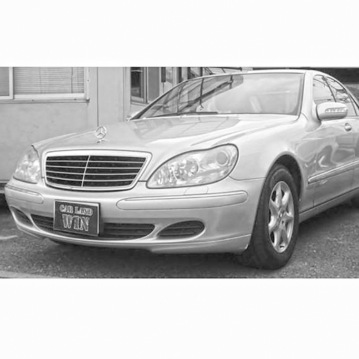 Молдинг бампера Mercedes-Benz S W220 '02-'05 передний левый без отверстий под парктроники API (Тайвань) 