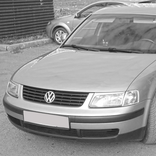 Молдинг бампера Volkswagen Passat '96-'00 передний левый API (Тайвань)