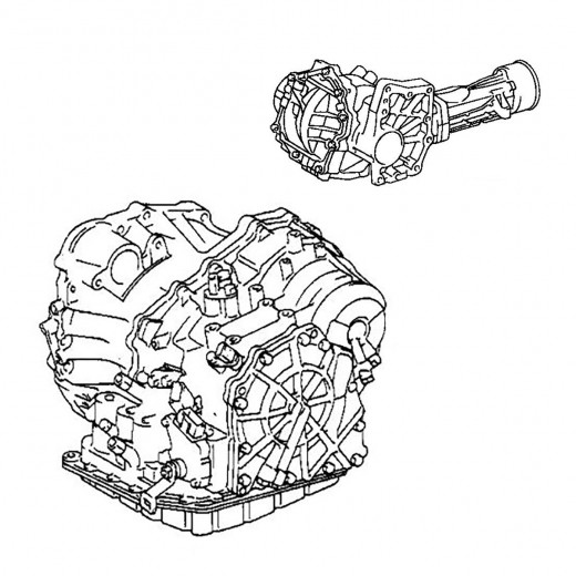 Автоматическая коробка передач АКПП U140F для Toyota Ipsum '01-'09/ Matrix '08-'14 ДВС (2AZ-FE) контрактная (4 ступ. 4WD)
