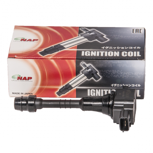 Катушка зажигания Nissan (QG15DE, QG18DE, QG13DE, QG16DE) квадратная NAP