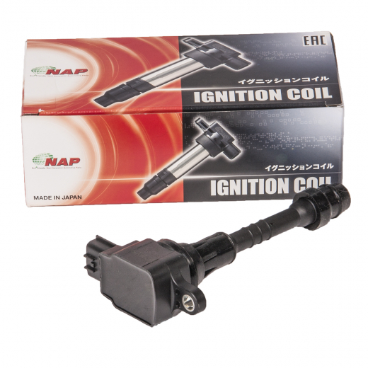 Катушка зажигания Nissan (QG15DE, QG18DE, QG13DE, QG16DE) квадратная NAP