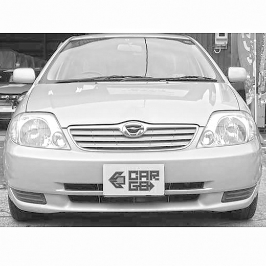 Решетка радиатора Toyota Corolla Sedan/ Fielder '02-'04 серая с хромом NO BRAND (Китай)