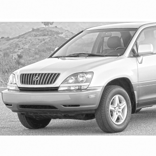 Решетка радиатора Toyota Harrier/ Lexus RX '97-'03  в бампер (Китай)