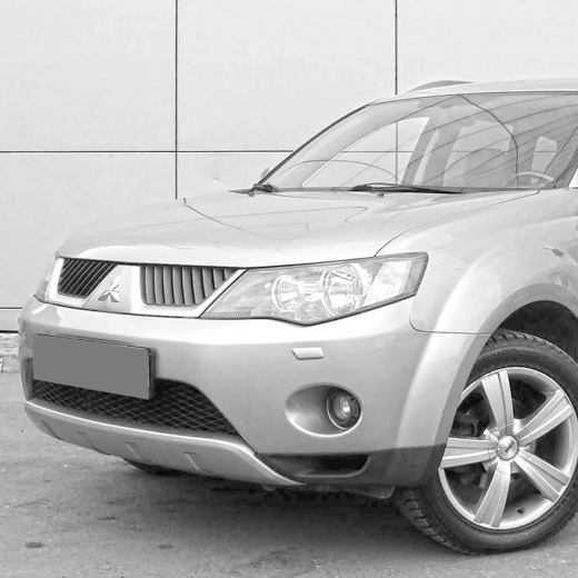 Решетка радиатора Mitsubishi Outlander (JP-spec) '05-'12/ Outlander (EU-spec) '05-'10 (Китай)