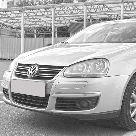 Решетка радиатора Volkswagen Golf Wagon '07-'09/ Jetta '05-'10 API (Тайвань)