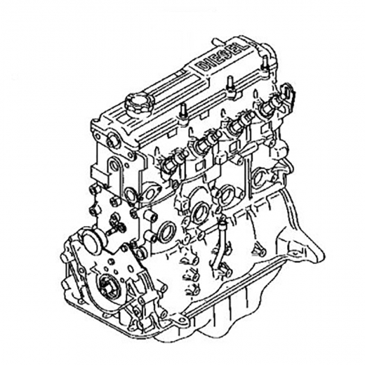 Двигатель контрактный Mazda/ Nissan 2,2L R2 '93-'99
