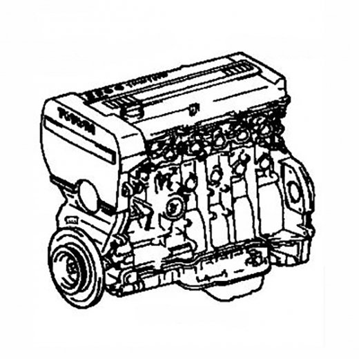 Двигатель контрактный Toyota 2,5L 1JZ-GTE VVT-i, свап-комплект