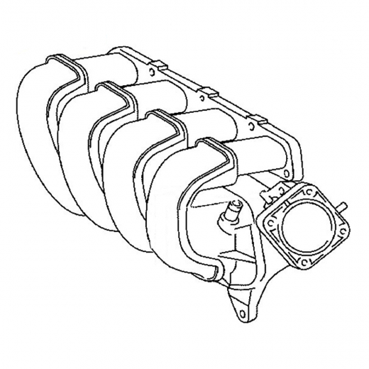 Коллектор впускной Toyota Premio/ Allion '04-'07/ Wish '05-'09 (1ZZ-FE) Контрактный