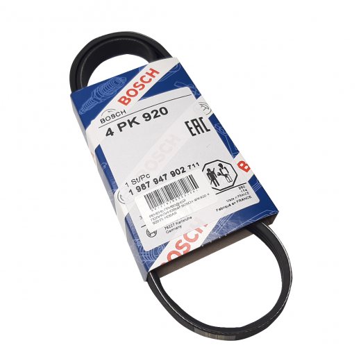 Ремень приводной поликлиновый (4x920мм.) Bosch 4PK920