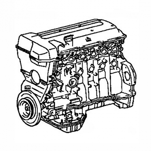 Двигатель контрактный Lexus/ Toyota 3,0L 2JZ-GTE VVT-i, свап комплект (+ АКПП A340E, коса, компьютер)