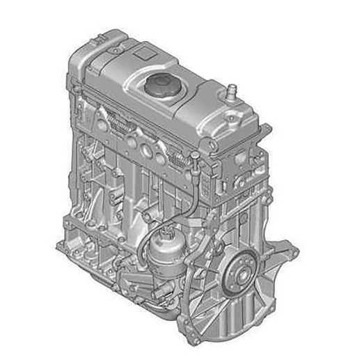 Двигатель контрактный Peugeot 1,4L KFW