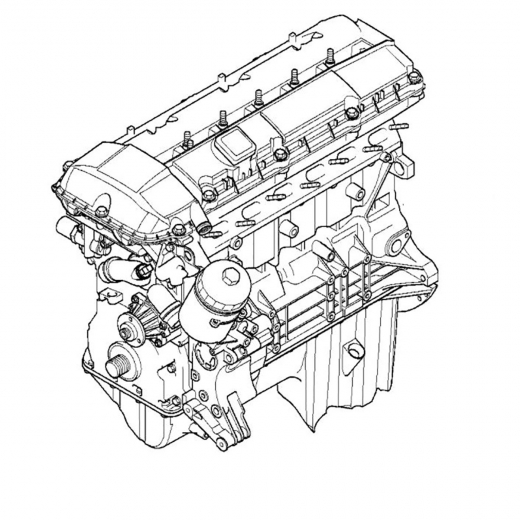 Двигатель контрактный Bmw 2,8L M52B28-286S2