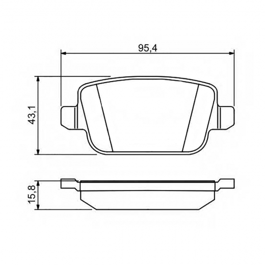 Колодки тормозные задние Just Drive JBP0352 дисковые