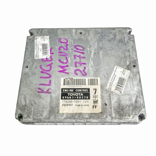 Компьютер двигателя Toyota Kluger '00-'07 (1MZ-FE) 2WD AT контрактный 89661-48270