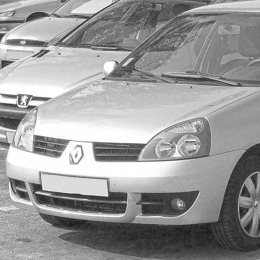 Бампер передний Renault Clio '01-'05/ Symbol '98-'08 API (Тайвань) Sedan, HB
