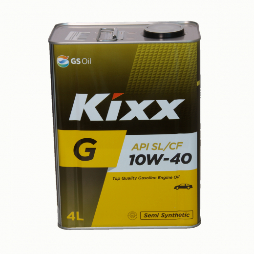 Масло моторное полусинтетическое 10W40 Kixx Gold SL G SL/CF 4л.